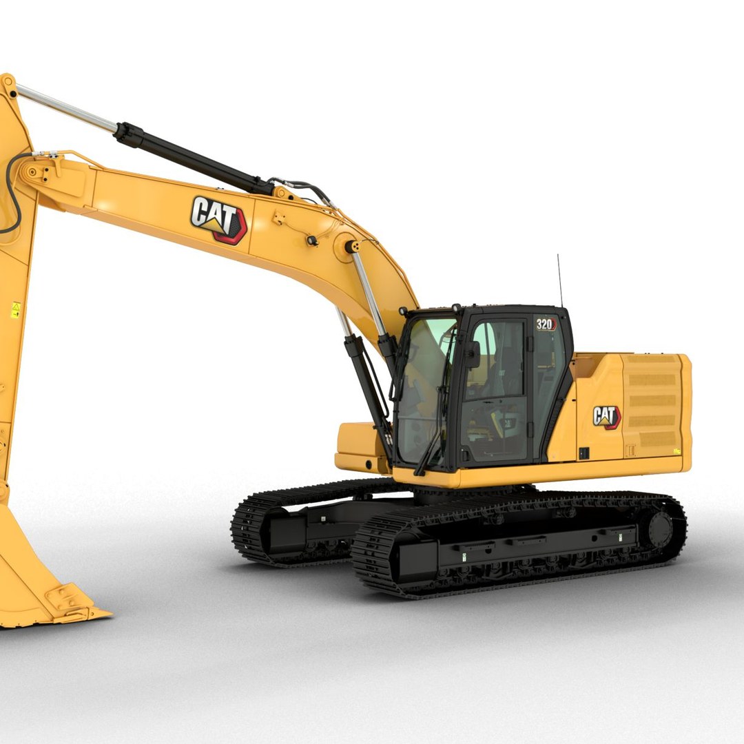 Consórcio de máquinas — escavadeira Caterpillar 320 na Maqvel